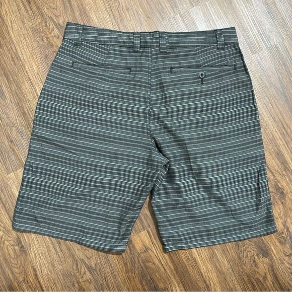 ONeill Striped Black/ Grey Mens Board Shorts Size 34 - Picture 8 of 9